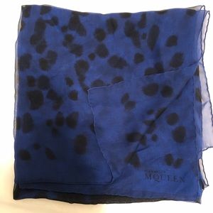 Alexander McQueen silk chiffon scarf